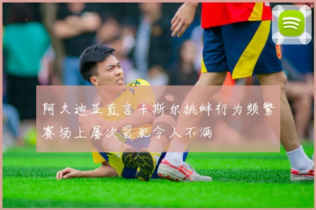 阿夫迪亚直言卡斯尔挑衅行为频繁赛场上屡次冒犯令人不满